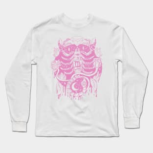 Light Pink Mystic Scorpio Zodiac Long Sleeve T-Shirt